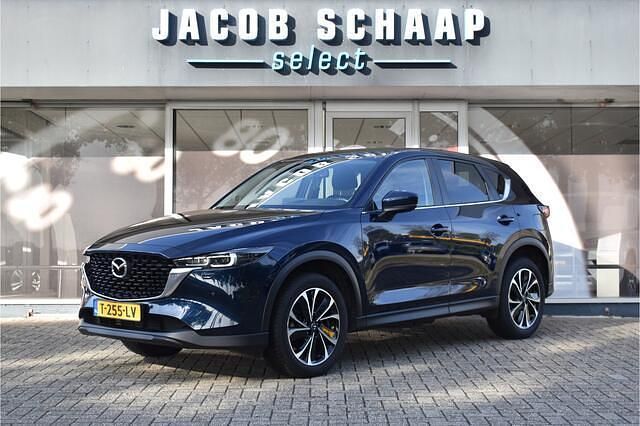 Blauw, metallic lak Gebruikt 2023 Mazda CX-5 Ad'Vantage SUV | € 36.950 (Eerlijke prijs) - Afbeelding 1/4