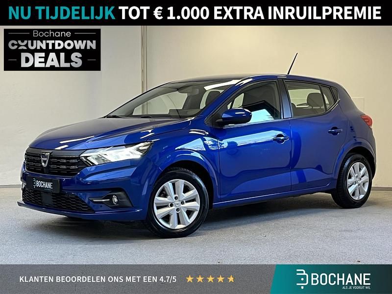 Blauw Gebruikt 2023 Dacia Sandero Comfort Hatchback | € 15.695 (Eerlijke prijs) - Afbeelding 1/4