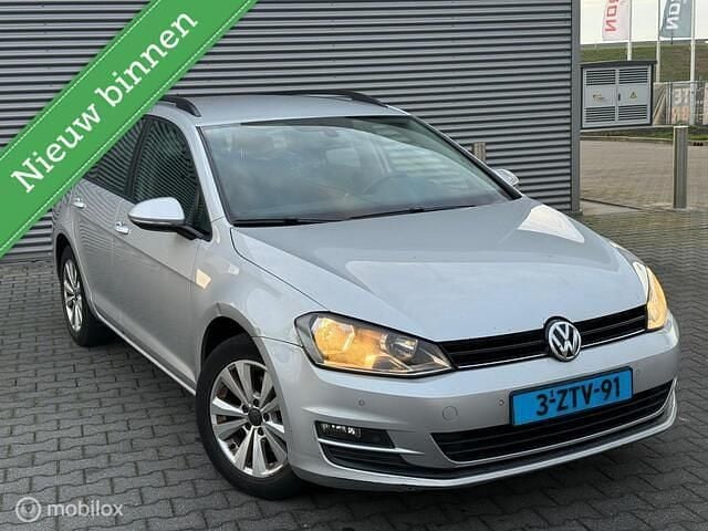 Grijs Gebruikt 2015 VW Golf VII Highline Stationwagen | € 4.900 (Super prijs) - Afbeelding 1/4