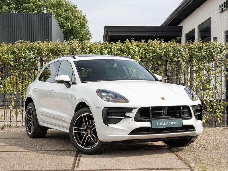 Wit Gebruikt 2019 Porsche Macan Sport SUV | € 48.950 (Duur) - Afbeelding 1/4