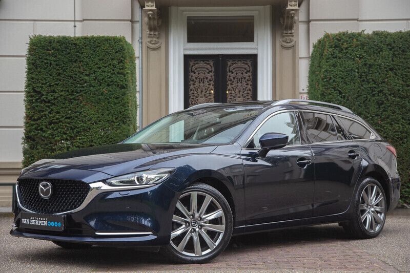 Blauw Gebruikt 2022 Mazda 6 Luxury Stationwagen | € 33.440 (Duur) - Afbeelding 1/4