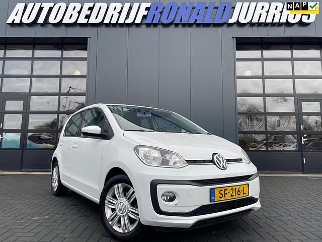 Wit (metallic) Gebruikt 2018 VW up! high up! Hatchback | € 9.950 (Eerlijke prijs) - Afbeelding 1/3