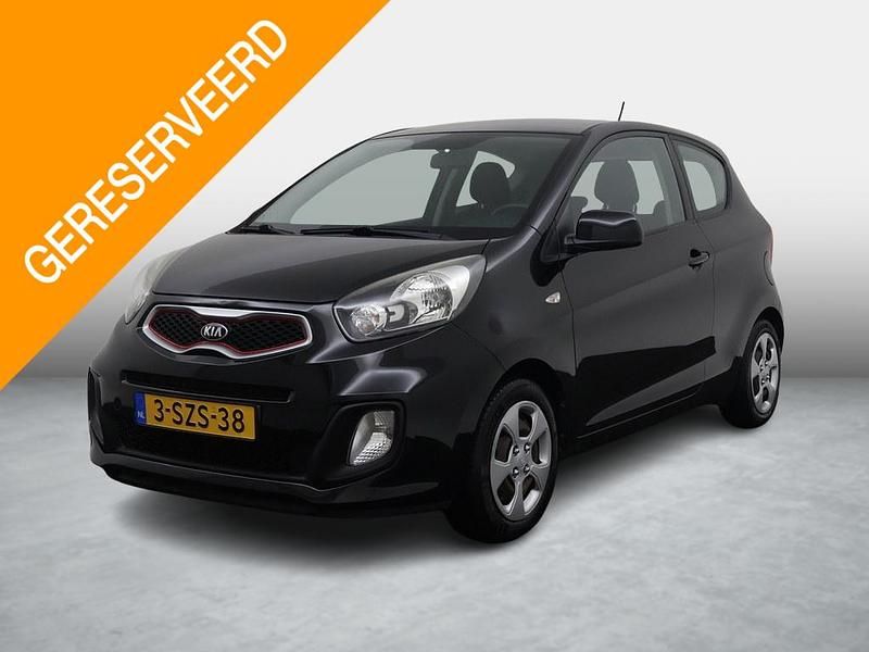 Zwart Occasion 2014 Kia Picanto Comfort Hatchback | € 4.649 (Eerlijke prijs) - Afbeelding 1/4