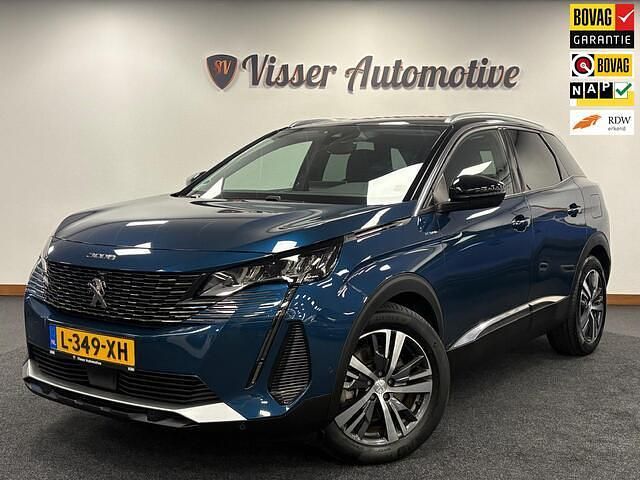 Blauw Gebruikt 2021 Peugeot 3008 Allure SUV | € 23.750 (Eerlijke prijs) - Afbeelding 1/4