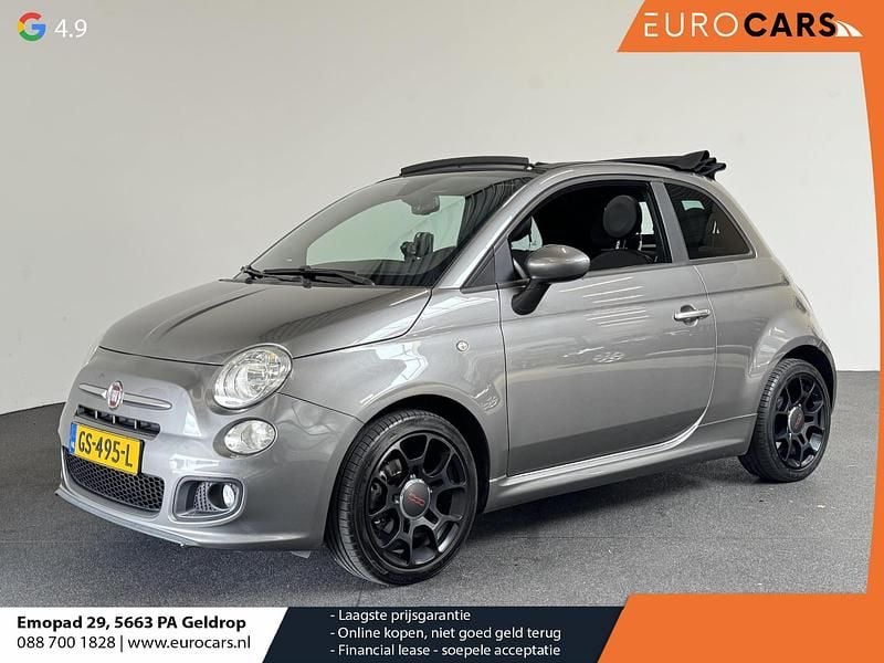 Grijs Gebruikt 2015 Fiat 500C Cabriolet | € 7.740 (Eerlijke prijs) - Afbeelding 1/4