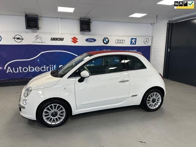Wit, metallic lak Occasion 2013 Fiat 500C Lounge Cabriolet | € 5.999 (Eerlijke prijs) - Afbeelding 1/4