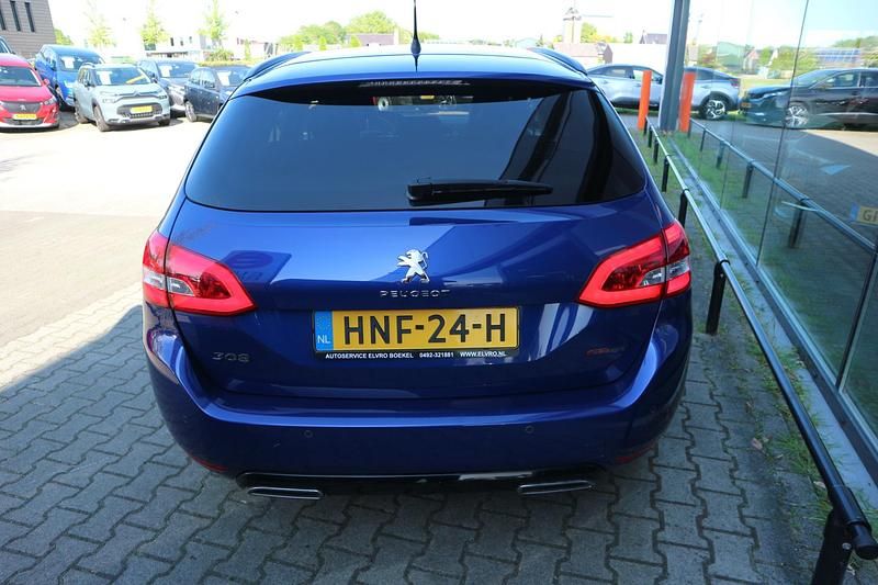 Occasion Peugeot 308 SW GT-line 131 PK (96 kW) 2019 Blauw Stationwagen