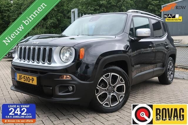 Zwart Gebruikt 2016 Jeep Renegade Limited SUV | € 14.950 (Eerlijke prijs) - Afbeelding 1/4