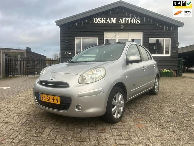 Grijs Gebruikt 2011 Nissan Micra Acenta Hatchback | € 3.999 (Eerlijke prijs) - Afbeelding 1/4