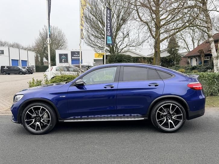 Occasion Mercedes GLC43 AMG AMG 368 PK (270 kW) 2018 Blauw Coupé