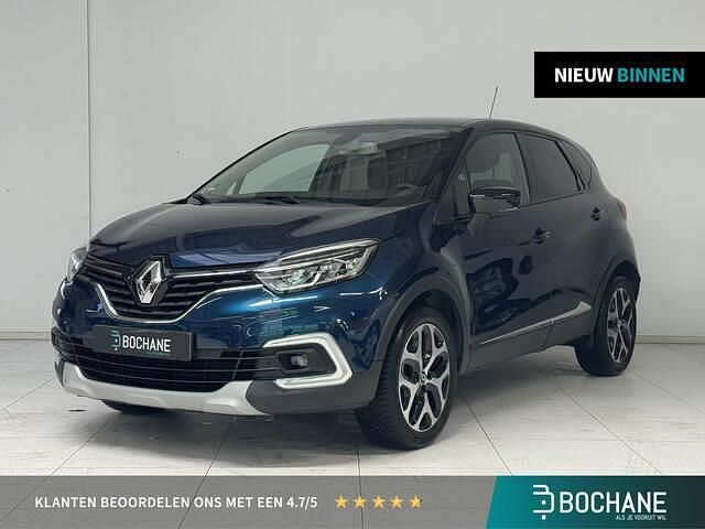 Twotone bleu ocean(rqq) & noir étoilé (gne) Occasion 2020 Renault Captur Intens SUV | € 19.900 (Eerlijke prijs) - Afbeelding 1/4