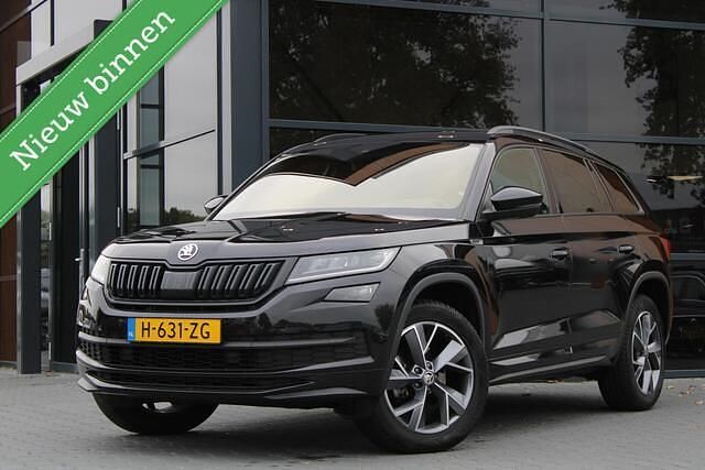 Zwart Gebruikt 2020 Skoda Kodiaq SportLine SUV | € 25.950 (Goede deal) - Afbeelding 1/4