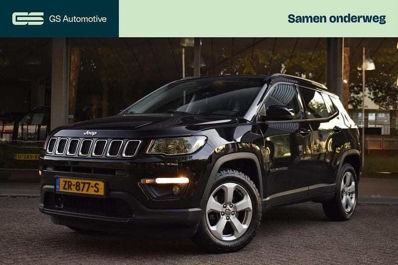 Zwart Gebruikt 2019 Jeep Compass Longitude SUV | € 19.990 (Eerlijke prijs) - Afbeelding 1/3