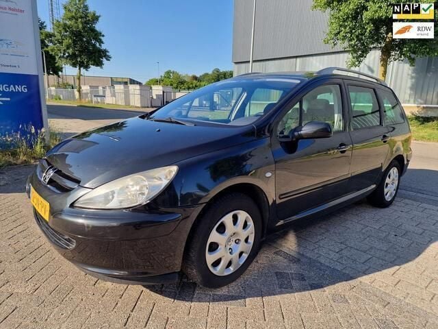 Zwart Gebruikt 2002 Peugeot 307 Stationwagen | € 899 (Eerlijke prijs) - Afbeelding 1/4
