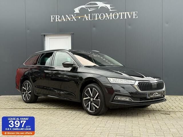 Zwart Gebruikt 2020 Skoda Octavia Business Line Stationwagen | € 23.991 (Goede deal) - Afbeelding 1/4