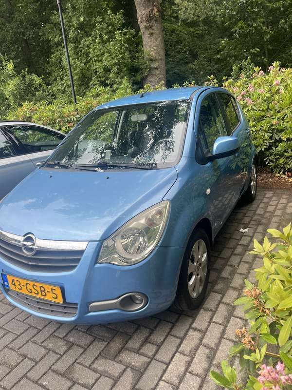 Blauw Gebruikt 2008 Opel Agila Enjoy Stationwagen | € 2.500 (Eerlijke prijs) - Afbeelding 1/4