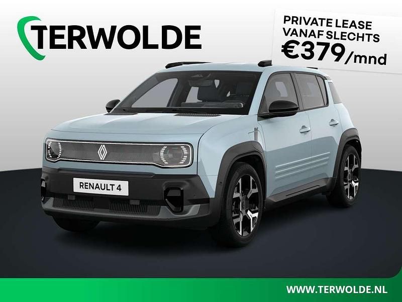 Blauw, metallic lak Nieuw 2025 Renault 4 E-Tech Techno SUV | € 35.890 (Eerlijke prijs) - Afbeelding 1/4