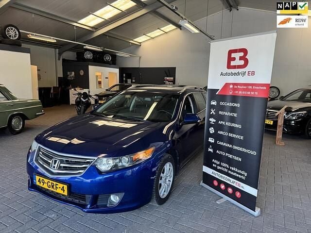 Blauw Gebruikt 2008 Honda Accord Comfort Stationwagen | € 5.450 - Afbeelding 1/4