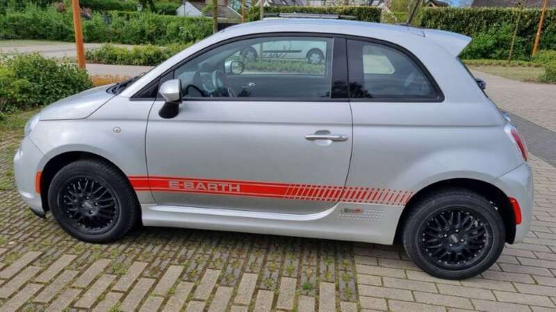 Zilver Gebruikt 2014 Fiat 500e Hatchback | € 8.495 (Eerlijke prijs) - Afbeelding 1/4