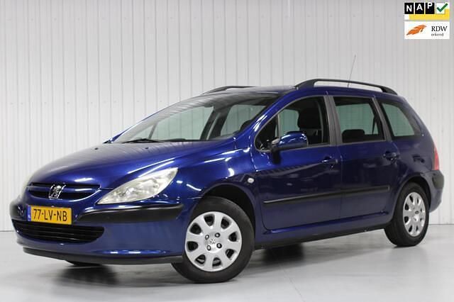 Blauw Gebruikt 2003 Peugeot 307 Stationwagen | € 1.450 (Eerlijke prijs) - Afbeelding 1/4