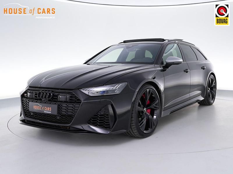 Zwart Gebruikt 2022 Audi RS6 Comfort Stationwagen | € 121.990 - Afbeelding 1/4