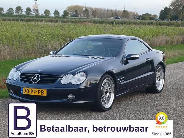 Zwart Gebruikt 2004 Mercedes SL350 Cabriolet | € 19.995 (Eerlijke prijs) - Afbeelding 1/4