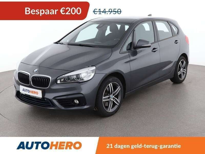 Grijs Gebruikt 2016 BMW 218 Active Tourer Sport Line MPV | € 14.949 (Eerlijke prijs) - Afbeelding 1/3