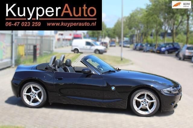 Zwart, metallic lak Gebruikt 2003 BMW Z4 Cabriolet | € 8.975 (Goede deal) - Afbeelding 1/4