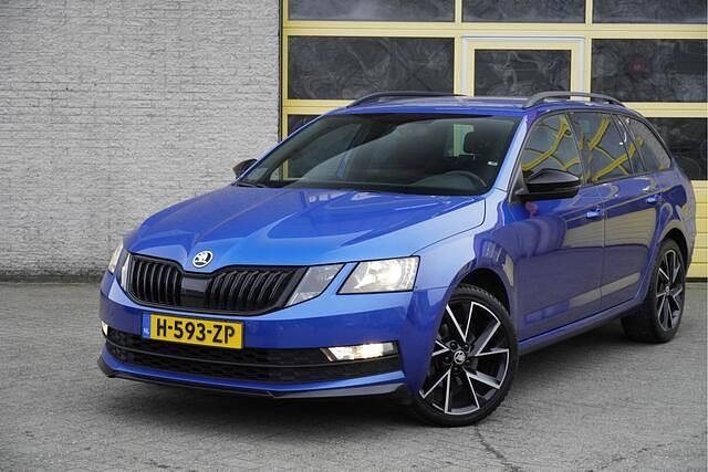 Occasion Skoda Octavia Business Line 150 PK (110 kW) 2020 Blauw Stationwagen