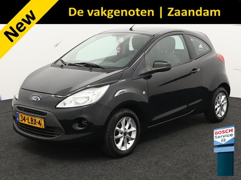 Zwart Gebruikt 2010 Ford Ka Trend Hatchback | € 2.950 (Eerlijke prijs) - Afbeelding 1/4