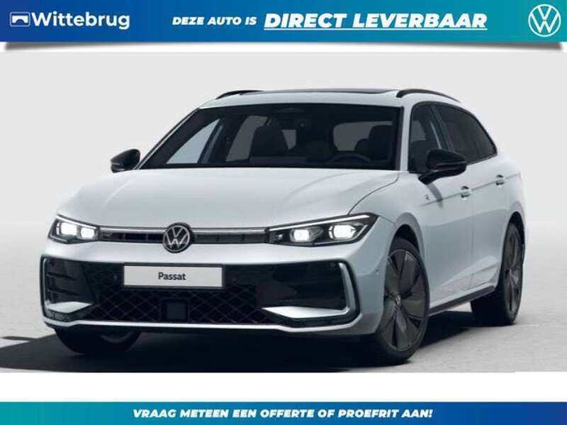 Wit Nieuw 2024 VW Passat Business Stationwagen | € 56.295 (Iets duurder) - Afbeelding 1/4