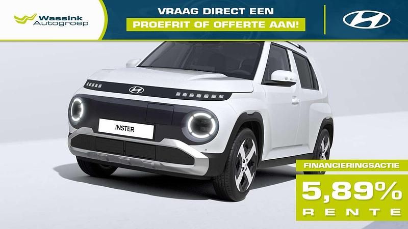 Wit Nieuw 2025 Hyundai Inster Hatchback | € 26.440 (Eerlijke prijs) - Afbeelding 1/4