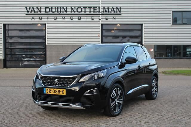 Zwart Gebruikt 2018 Peugeot 3008 GT-line SUV | € 19.950 (Iets duurder) - Afbeelding 1/4