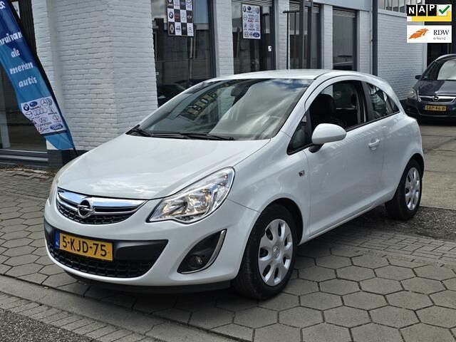 Wit Gebruikt 2013 Opel Corsa Edition Hatchback | € 2.599 (Goede deal) - Afbeelding 1/4