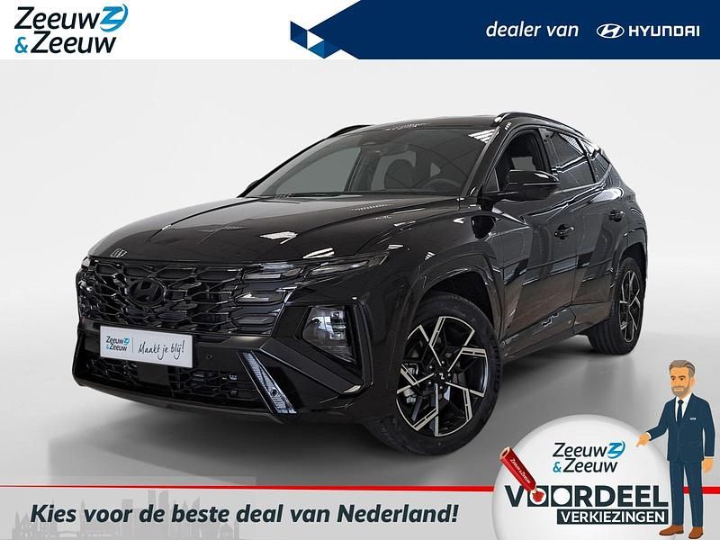 Zwart Nieuw 2025 Hyundai Tucson N Line SUV | € 49.500 - Afbeelding 1/4
