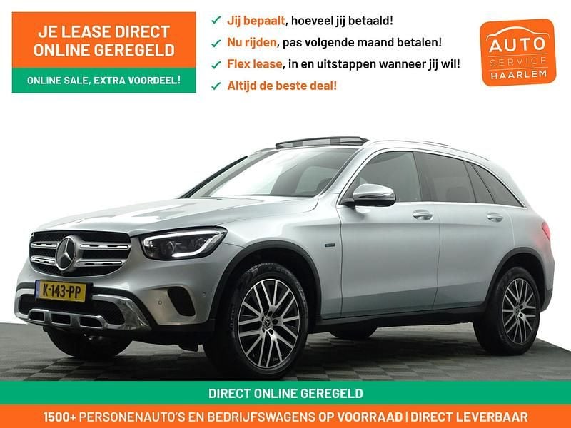 Grijs metallic Occasion 2021 Mercedes GLC300e Prestige SUV | € 39.900 (Eerlijke prijs) - Afbeelding 1/4