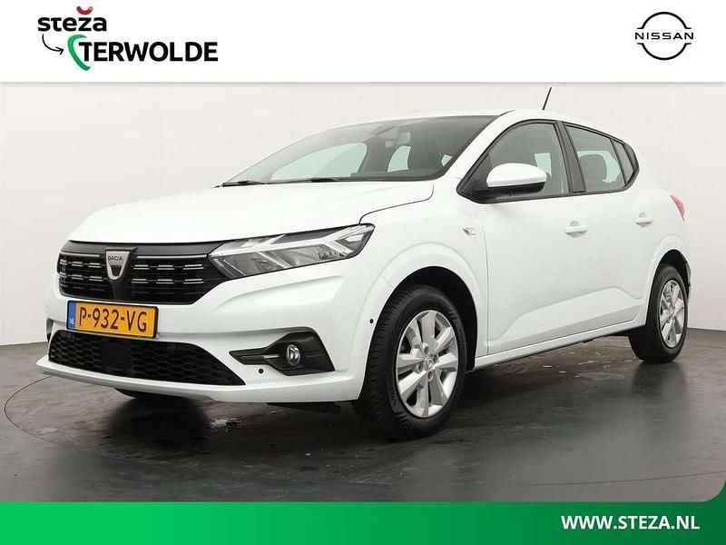 Wit Occasion 2022 Dacia Sandero Comfort Hatchback | € 10.445 (Goede deal) - Afbeelding 1/4