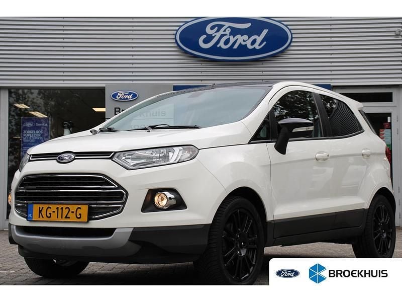 Wit Gebruikt 2016 Ford Ecosport Titanium SUV | € 9.895 (Eerlijke prijs) - Afbeelding 1/4