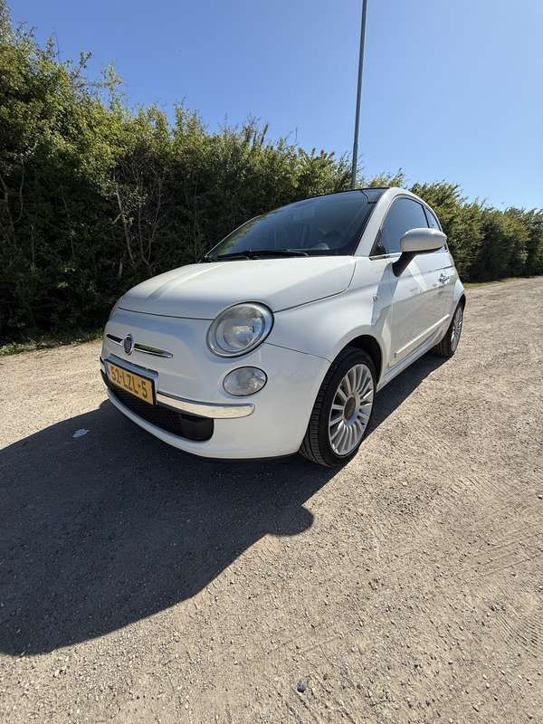 Wit Gebruikt 2010 Fiat 500C Lounge Cabriolet | € 4.950 (Eerlijke prijs) - Afbeelding 1/4