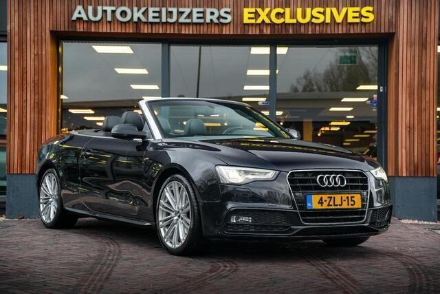 Zwart Gebruikt 2014 Audi A5 Cabriolet Proline Cabriolet | € 19.900 (Eerlijke prijs) - Afbeelding 1/4