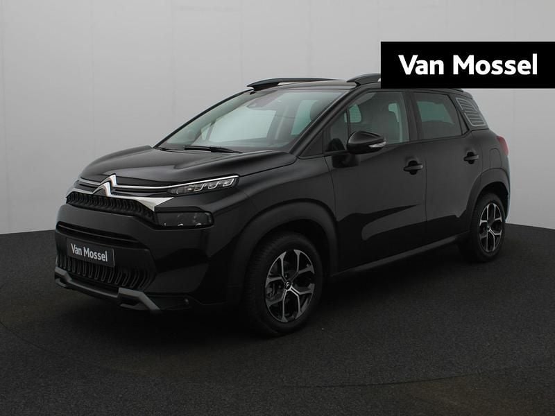Zwart Gebruikt 2021 Citroën C3 Aircross PureTech SUV | € 16.340 (Eerlijke prijs) - Afbeelding 1/4