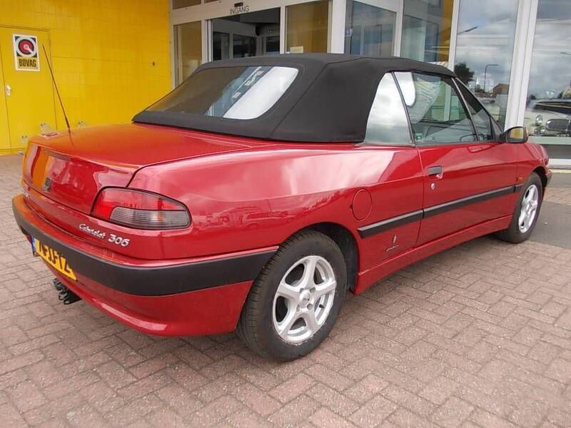 Roodrood Gebruikt 1996 Peugeot 306 Cabriolet Cabriolet | € 4.750 - Afbeelding 1/4