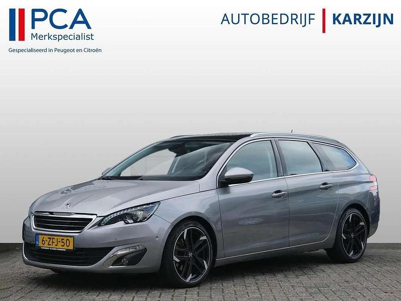 Grijs Gebruikt 2014 Peugeot 308 Allure Stationwagen | € 7.950 (Duur) - Afbeelding 1/4