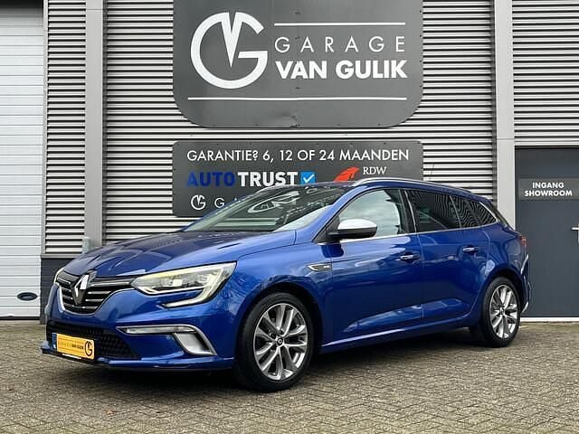Blauw Gebruikt 2017 Renault Mégane GT Line GT-Line Stationwagen | € 12.495 (Eerlijke prijs) - Afbeelding 1/3