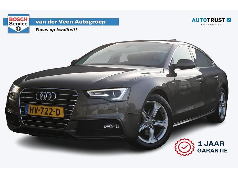 Grijs Gebruikt 2016 Audi A5 Hatchback | € 13.950 (Super prijs) - Afbeelding 1/4