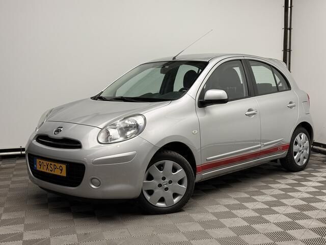 Grijs Gebruikt 2012 Nissan Micra Acenta Hatchback | € 4.975 (Eerlijke prijs) - Afbeelding 1/4