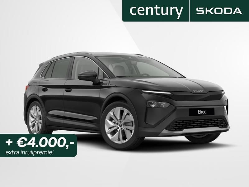 Zwart Nieuw 2025 Skoda Elroq Business Line SUV | € 38.460 (Eerlijke prijs) - Afbeelding 1/4