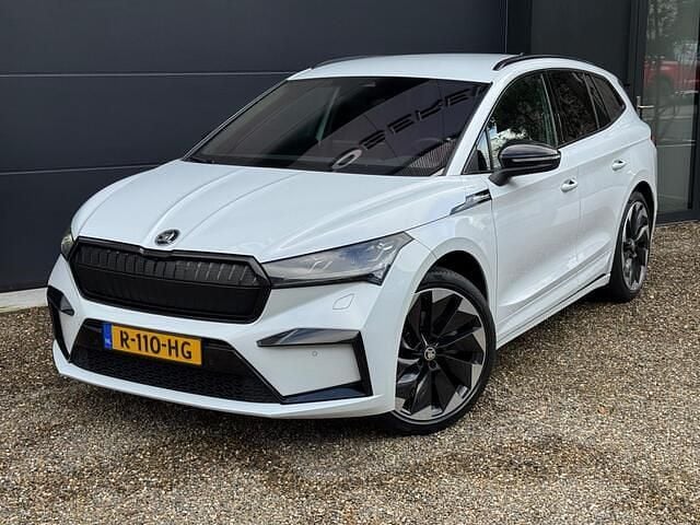 Occasion Skoda Enyaq iV SportLine 132 kW (180 PK) 2022 Wit SUV