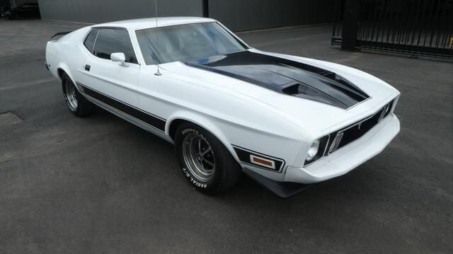 Occasion Ford Mustang Mach 1 179 PK (131 kW) 1973 Wit Coupé