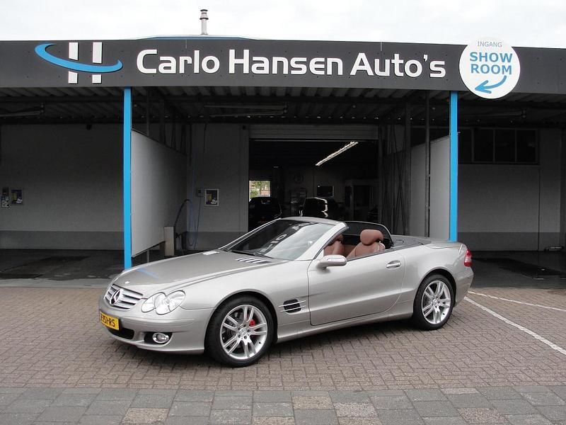 Grijs (metallic) Occasion 2006 Mercedes 350 Cabriolet | € 26.950 - Afbeelding 1/4